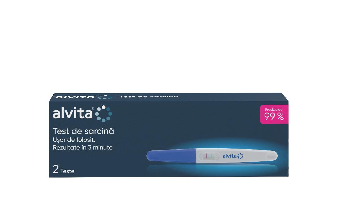 Alvita Test sarcina x 2 teste