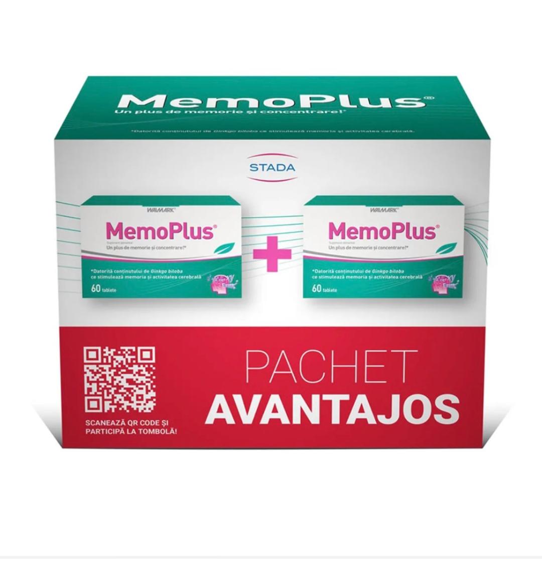 Memoplus x 60 tablete + 60 tablete Pachet avantajos