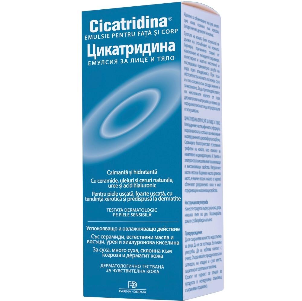 Cicatridina Emulsie fata si corp, 180ml