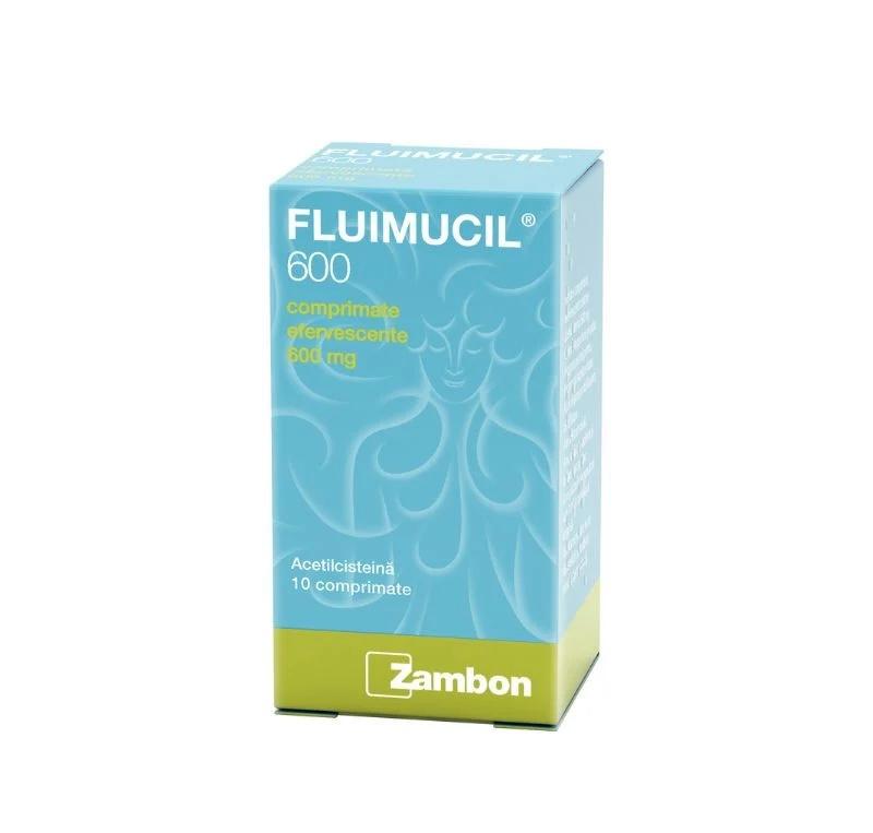 Fluimucil 600mg x 10 comprimate efervescente