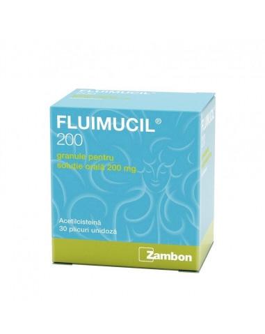 Fluimucil 200mg/plic x 30 plicuri