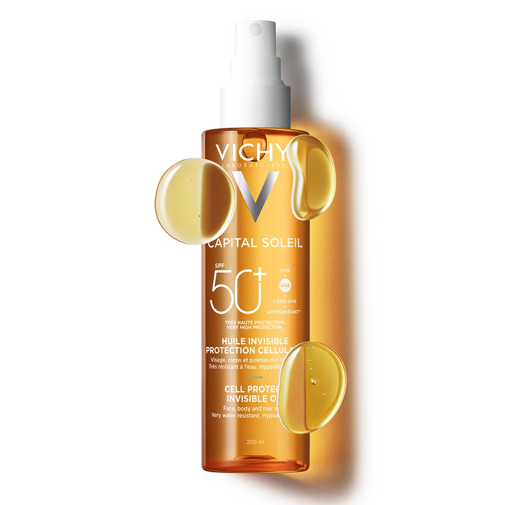 VICHY Capital Soleil Cell protect Ulei invizibil SPF50+ x 200ml