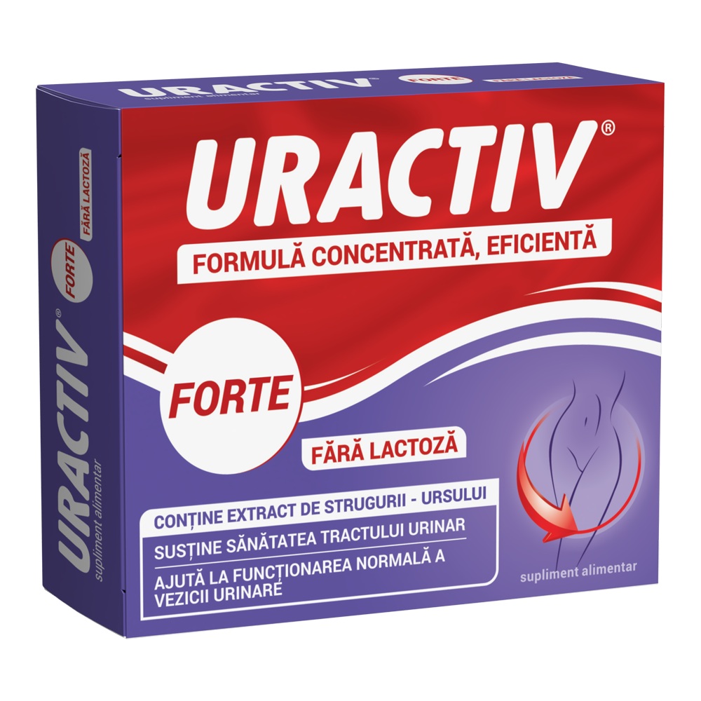 Uractiv Forte fara Lactoza x 10 cps