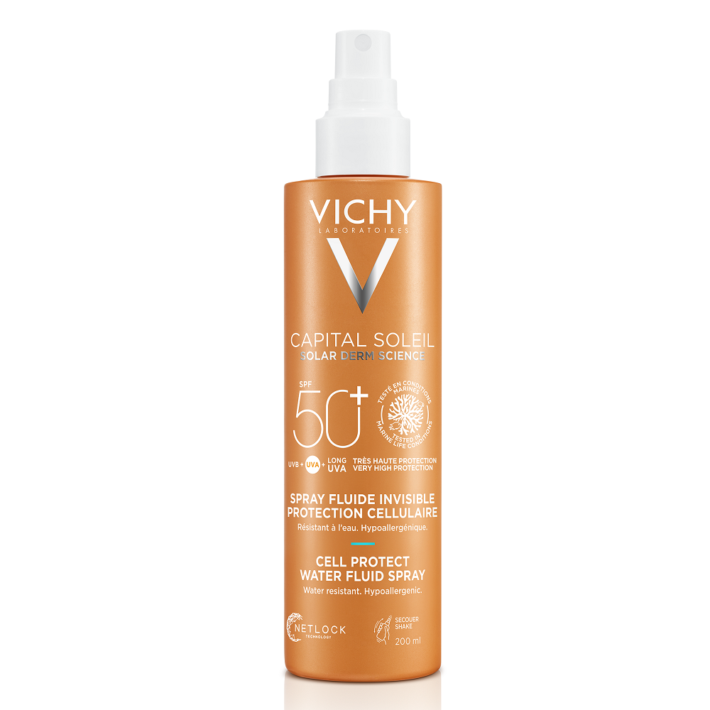 VICHY Capital Soleil Cell protect spray fluid invizibil SPF50 x 200ml