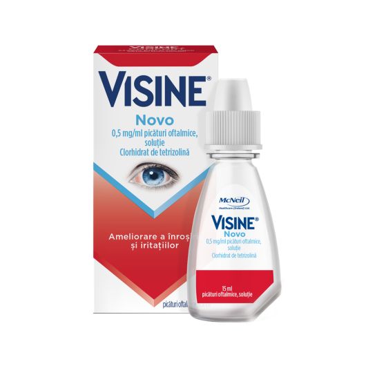 Visine Novo 0.5mg/ml picaturi oftalmice x 15ml