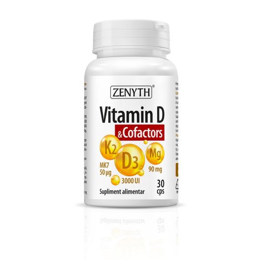Vitamin D - Cofactors x 30 capsule (Zenyth)