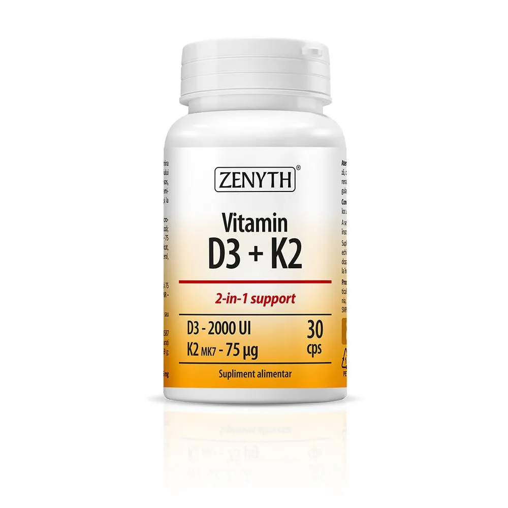 Vitamina D3+K2 x 120cps (Zenyth)
