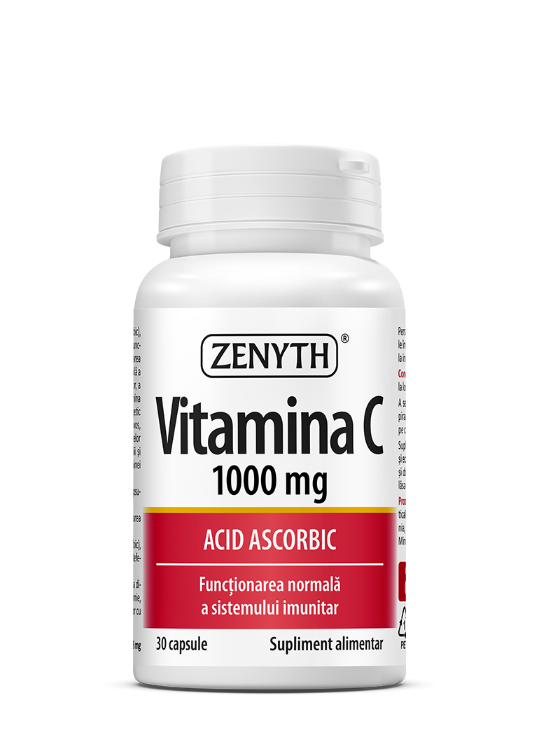 Vitamina C acid ascorbic x 30cps (Zenyth)