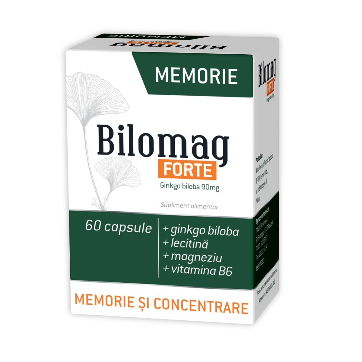 Zdrovit Bilomag forte memorie x 60 capsule