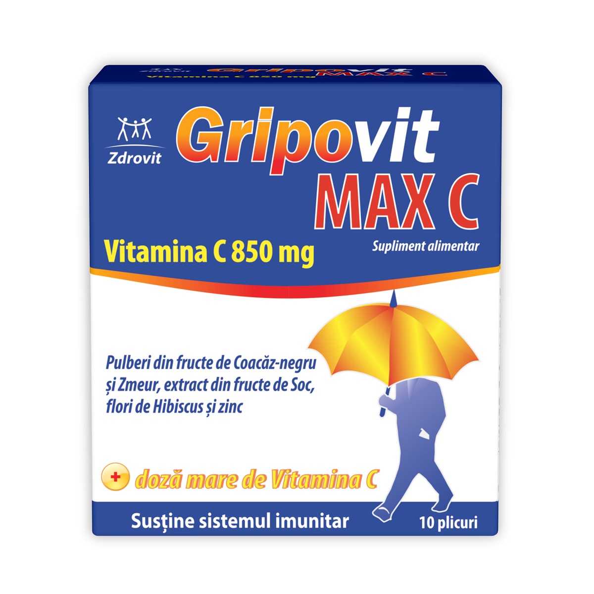 Zdrovit Gripovit Max C x 10 plicuri