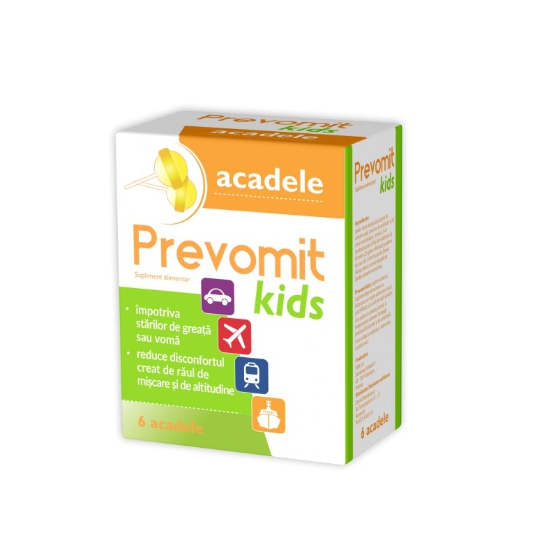 Prevomit kids x 6 acadele