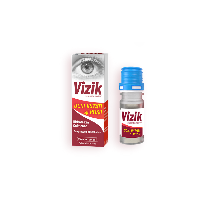 Zdrovit Vizik picaturi pentru ochi iritati si rosii x 10ml