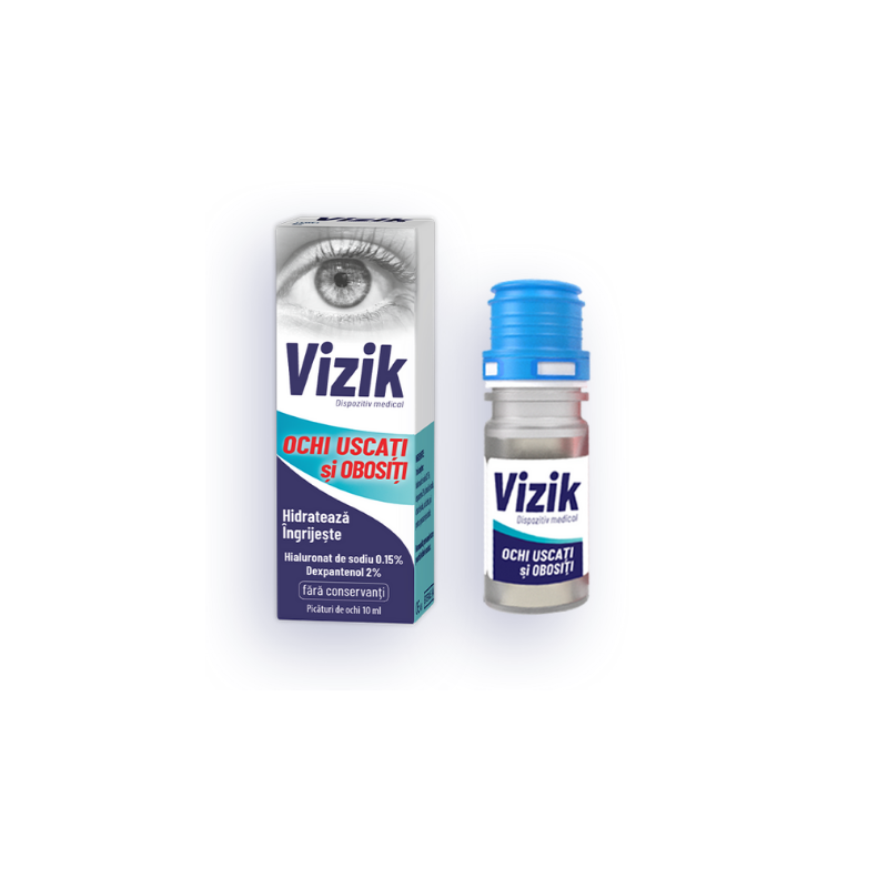 Zdrovit Vizik picaturi pentru ochi uscati si obositi x 10ml
