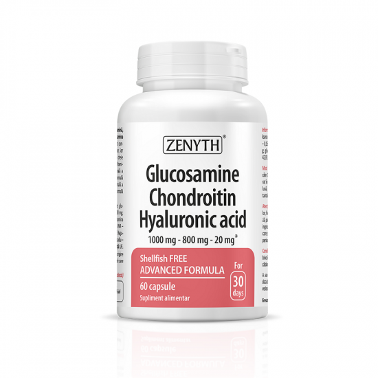 Glucosamine Chondroitin Hyaluronic x 60cps (Zenyth)