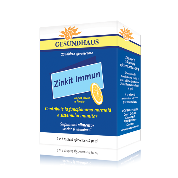 Zinkit Immun x 20 tablete efervescente